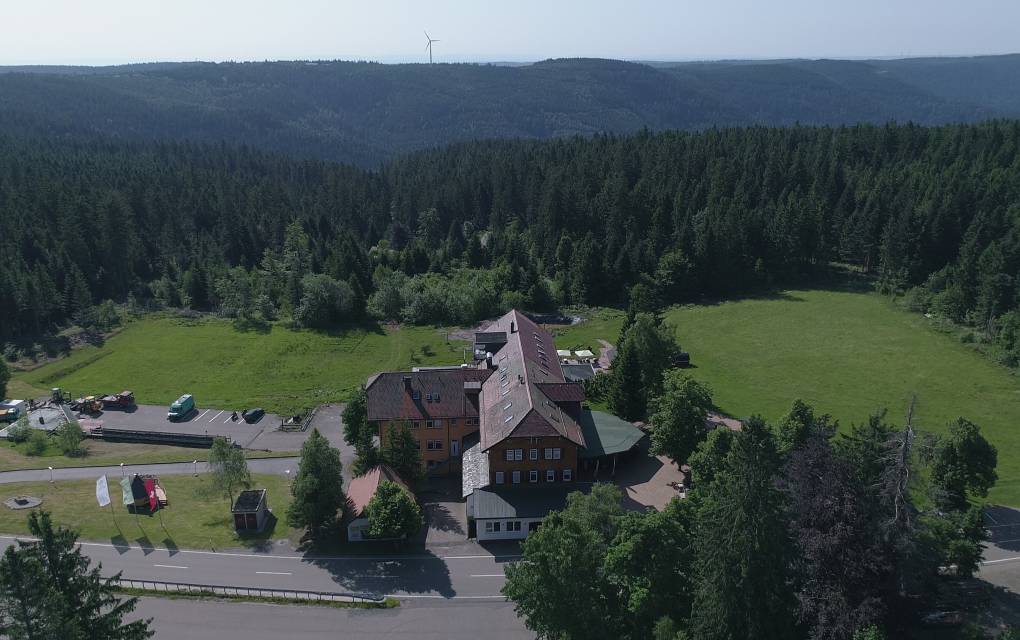 Luftaufnahme Hotel Zuflucht