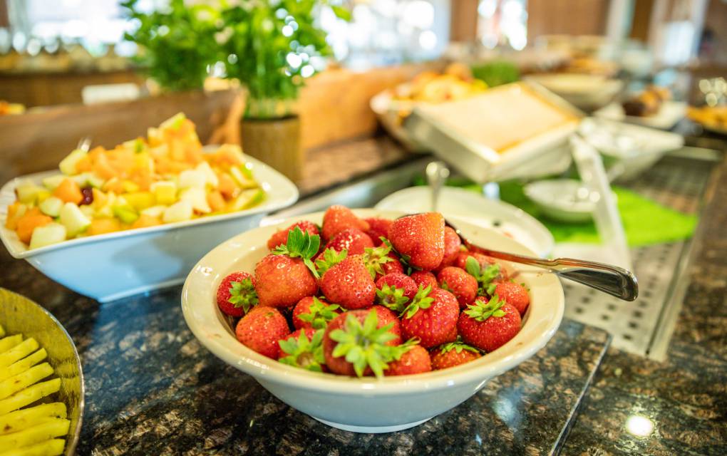 Ein guter Tag beginnt genau hier: Bio-Vital-
Frühstücksbuffet - Natur- & Sporthotel Zuflucht