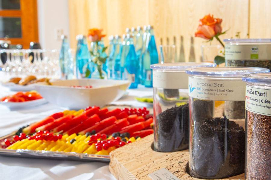 Frühstücksraum im Hotel Zuflucht